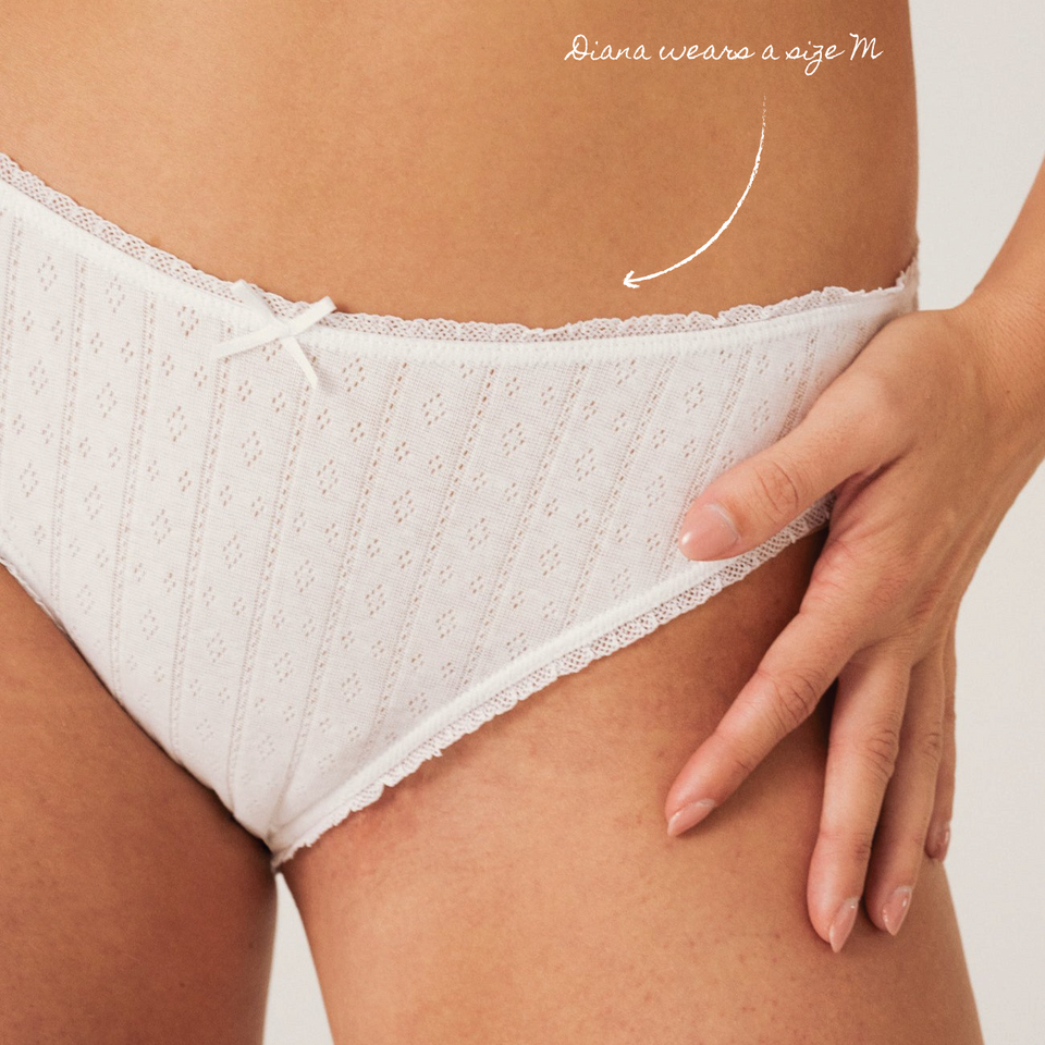 Dahlia Brief White 2